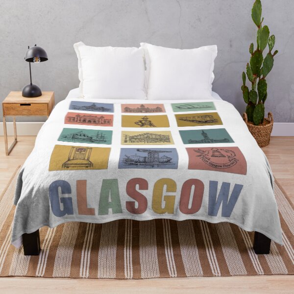 Item preview, Glasgow Landmarks Grid - Duke of Wellington & Scottish City Architecture designed and sold by Loom on the Loch.