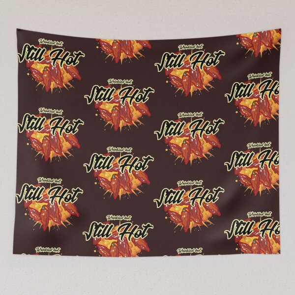 Item preview, Still Hot Wrinkled Chili Peppers Funny Pun designed and sold by The-Melon-Cart.