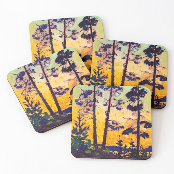 Item preview, Tom Thomson - Pine Trees at Sunset designed and sold by Jon-Baran.