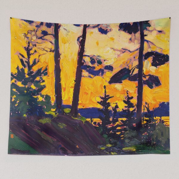 Item preview, Tom Thomson - Pine Trees at Sunset designed and sold by Jon-Baran.