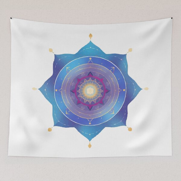 Item preview, Infinite Blue Mandala designed and sold by AbstractAnom.