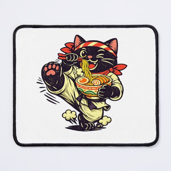 Item preview, Ramen Cat – Chef Kick designed and sold by LuveraxArt.