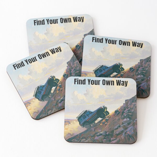 Item preview, Find Your Own Way | Mountain Offroad Oil Painting designed and sold by DOROTA-0909.