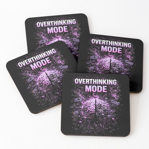 Item preview, Overthinking Mode – Dark Mind Graphic Design designed and sold by ElsterCreative.