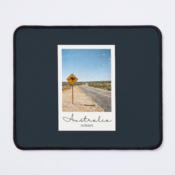 Item preview, Australian Outback Road Kangaroo Sign - Vintage Souvenir designed and sold by twentytwo ART souvenir designs.