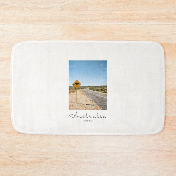 Item preview, Australian Outback Road Kangaroo Sign - Vintage Souvenir designed and sold by twentytwo ART souvenir designs.