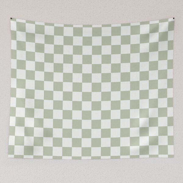 Item preview, Sage Green Check, Chequered Pattern designed and sold by Jeallan Designs.