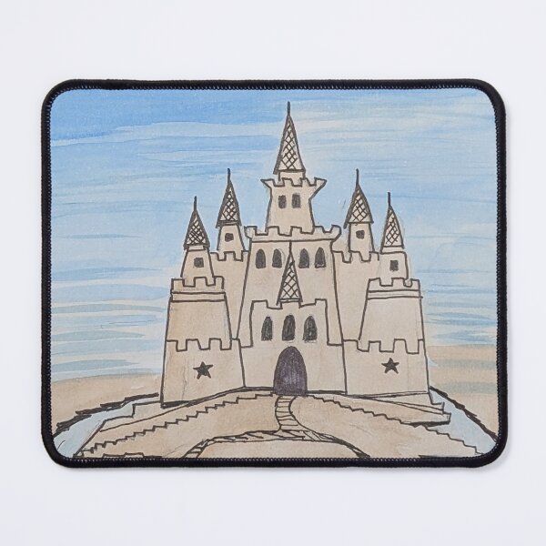 Item preview, Sand castle at the beach  designed and sold by Matt Starr Fine Art .