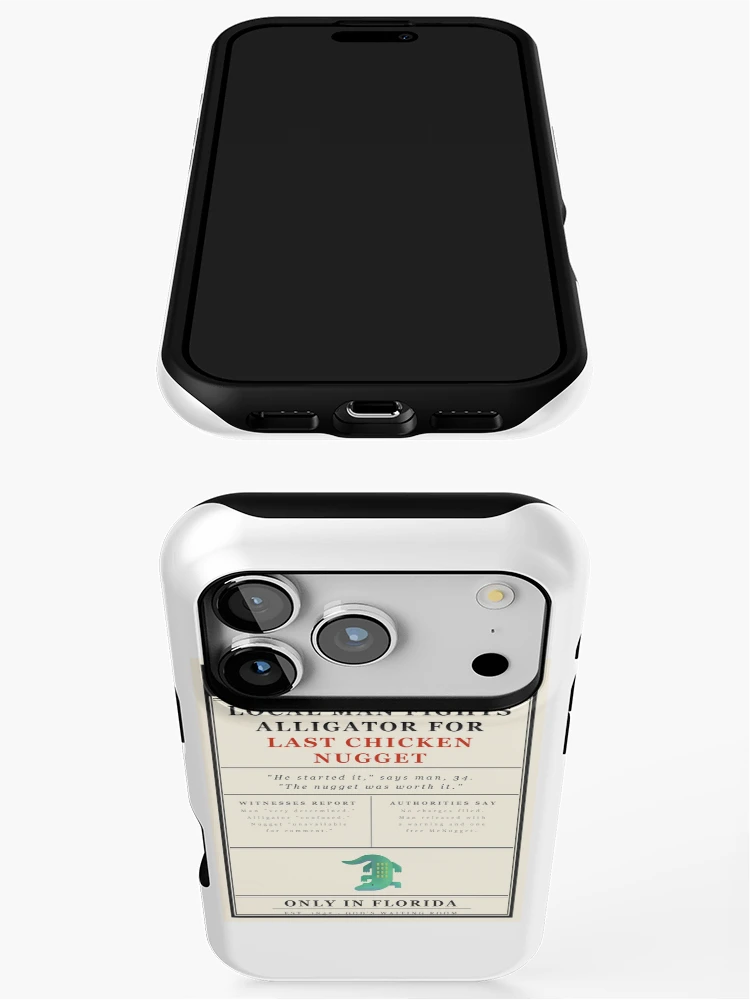 Thumbnail 3 of 4, iPhone Case, Normal Day In Florida designed and sold by InkDropDaily.