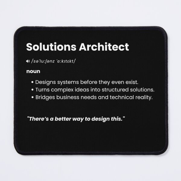Item preview, Solutions Architect Definition | Funny IT Architecture Gift designed and sold by Yuli Club.