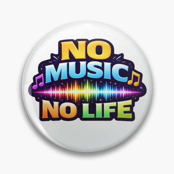 Item preview, No Music No Life Rainbow Wave designed and sold by lorand-designs.