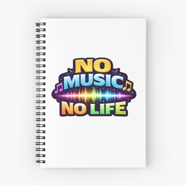 Item preview, No Music No Life Rainbow Wave designed and sold by lorand-designs.