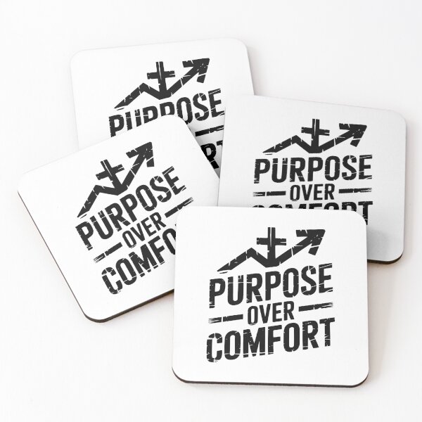 Item preview, Purpose Over Comfort Christian Design designed and sold by theartfulaspie.