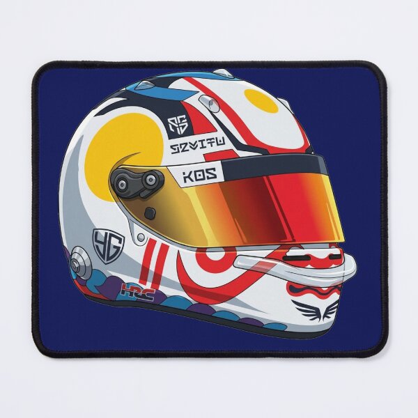 Item preview, F1 Racing Helmet Illustration designed and sold by Super Nova.