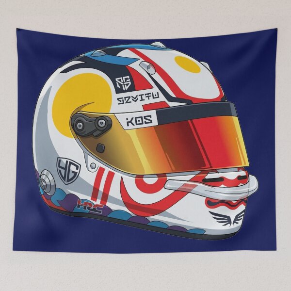 Item preview, F1 Racing Helmet Illustration  designed and sold by Super Nova.