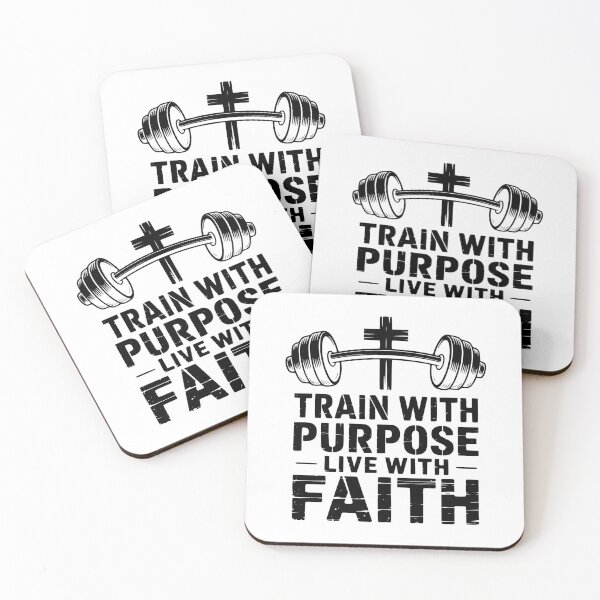 Item preview, Train with Purpose Live with Faith Christian Design designed and sold by theartfulaspie.