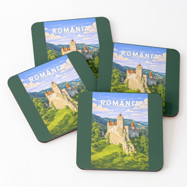 Item preview, Romania Illustration Travel Art Vintage designed and sold by KrisSidDesigns.