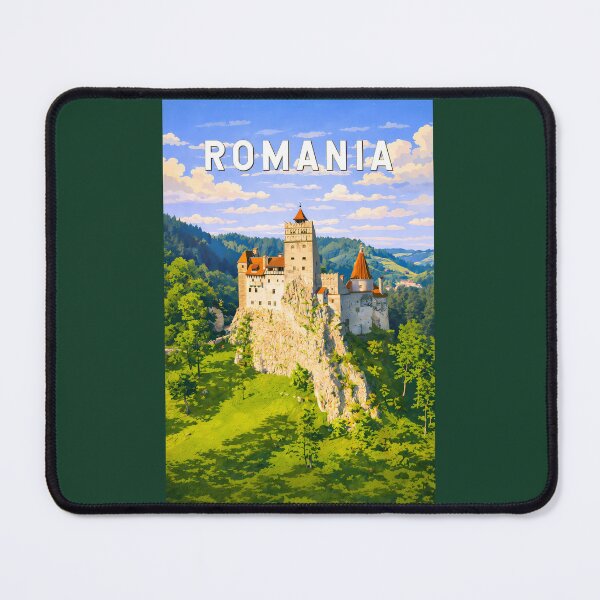Item preview, Romania Illustration Travel Art Vintage designed and sold by KrisSidDesigns.