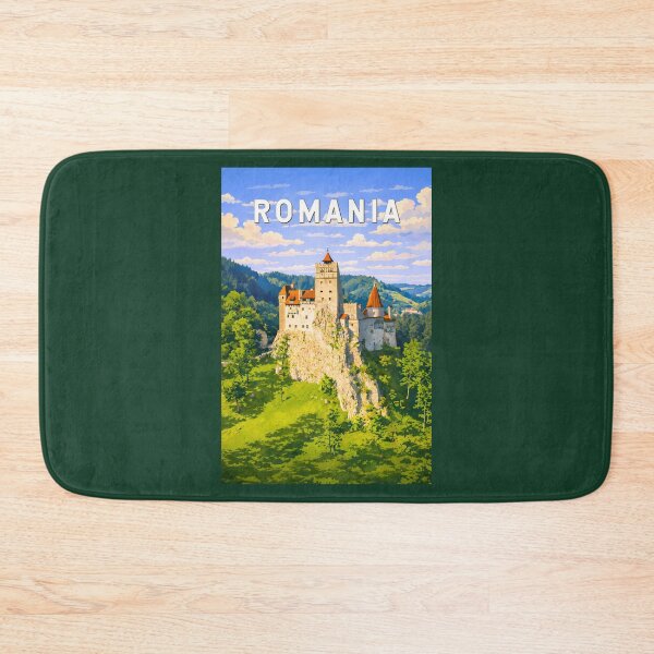 Item preview, Romania Illustration Travel Art Vintage designed and sold by KrisSidDesigns.