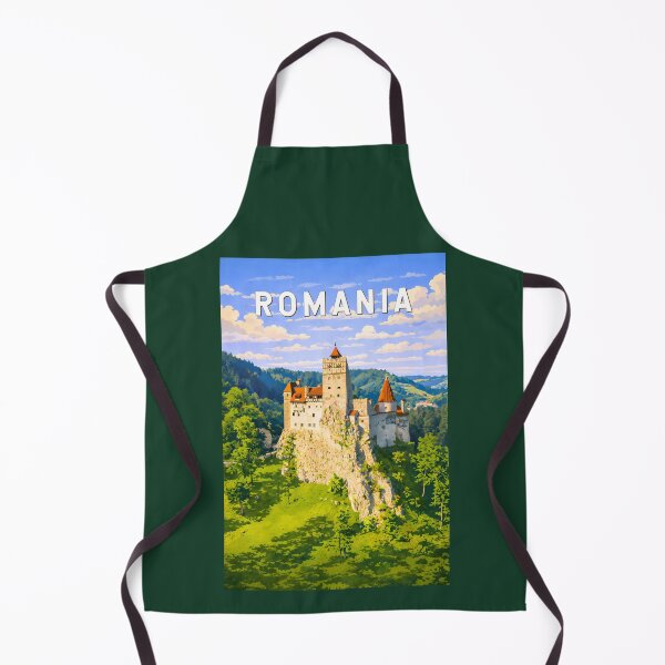 Item preview, Romania Illustration Travel Art Vintage designed and sold by KrisSidDesigns.