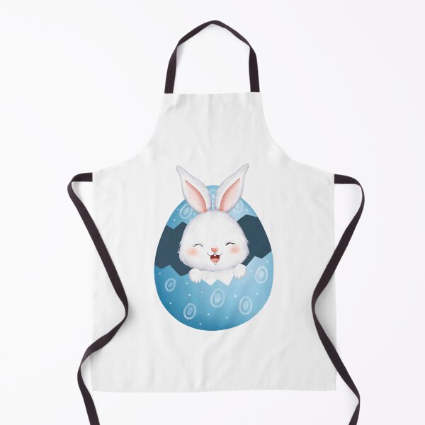 Item preview, White Rabbit Colorful Eggs - Adorable Spring Vibe designed and sold by FuzionRaptor.