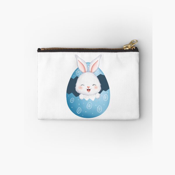 Item preview, White Rabbit Colorful Eggs - Adorable Spring Vibe designed and sold by FuzionRaptor.