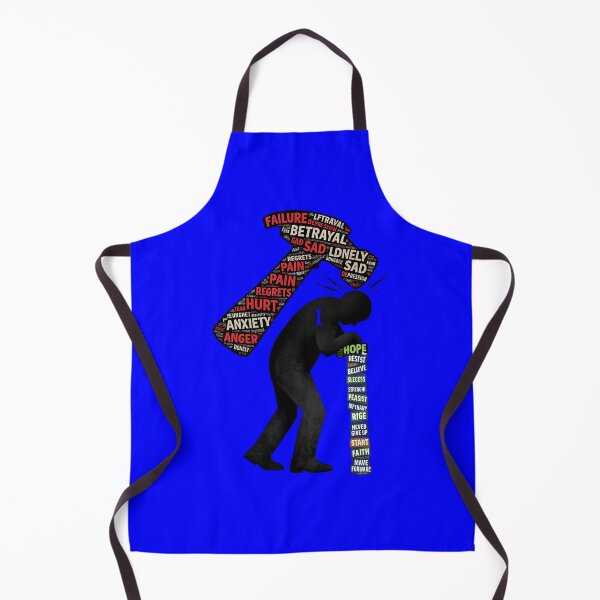 Item preview, From Pain to Hope – Inner Struggle Typography Silhouette designed and sold by hdraHdra.