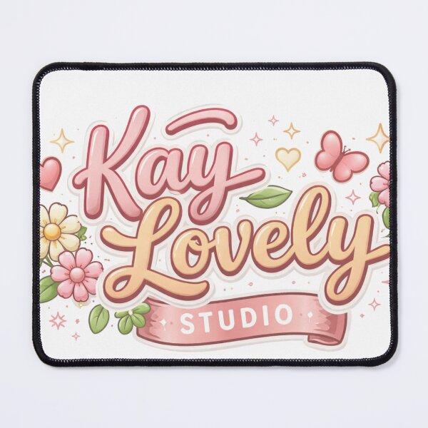 Item preview, Kay Lovely Studio – Cute & Elegant Logo Design (Pink Aesthetic) designed and sold by RTchopy.