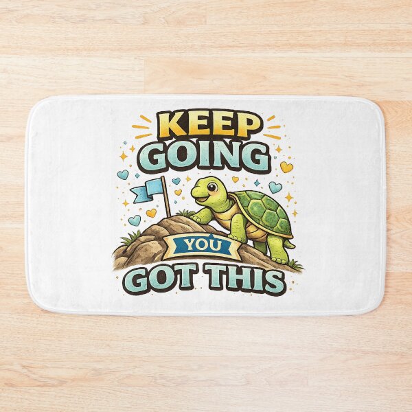 Item preview, Keep Going You Got This – Cute Turtle Motivational Design designed and sold by SilenceInNature.