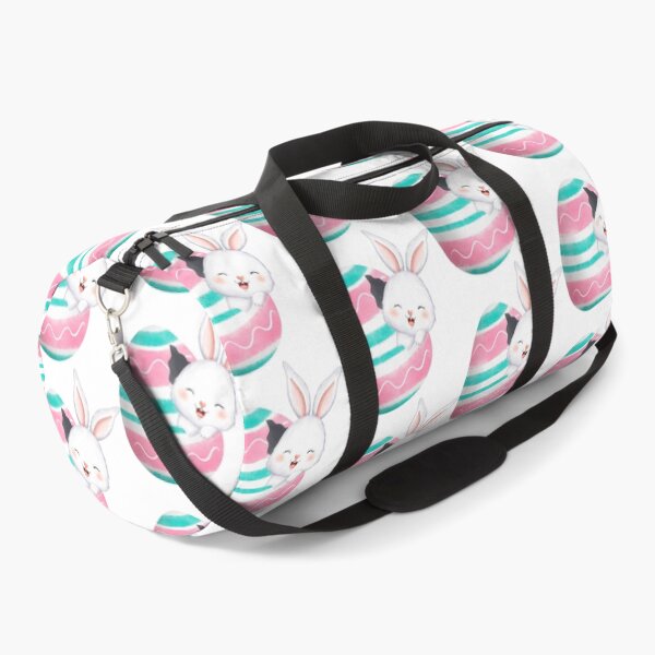 Item preview, White Rabbit and Colorful Easter Eggs - Adorable Spring Holiday Gift designed and sold by FuzionRaptor.