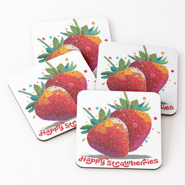 Item preview, Happy Strawberries – Vibrant Delight designed and sold by ForeverPrintsOK.