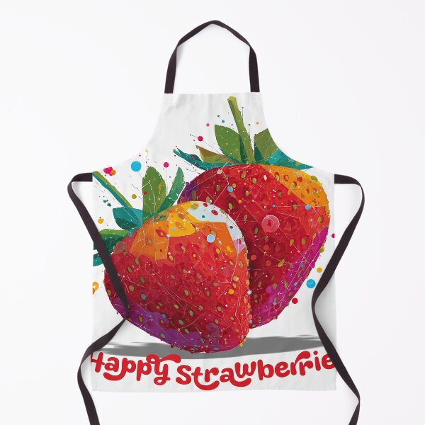 Item preview, Happy Strawberries – Vibrant Delight designed and sold by ForeverPrintsOK.