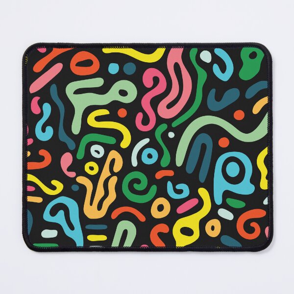 Item preview, Colorful Modern Squiggle Art designed and sold by Quiet Chaos.