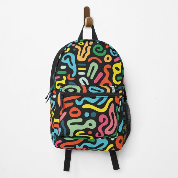 Item preview, Colorful Modern Squiggle Art designed and sold by Quiet Chaos.