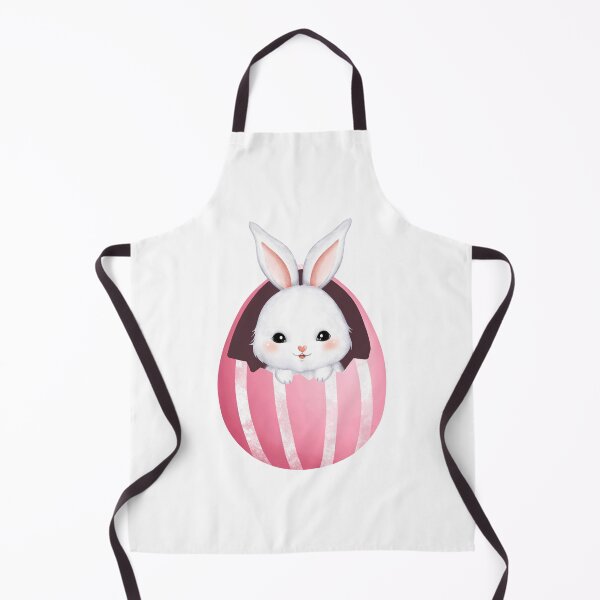 Item preview, White Rabbit Colorful Eggs - Adorable Spring Vibe designed and sold by FuzionRaptor.