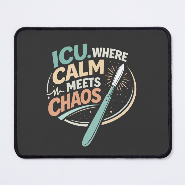 Item preview, ER Nurse Where Calm Meets Chaos – Dark Aesthetic Emergency Nurse Mug designed and sold by KiwyStudio.