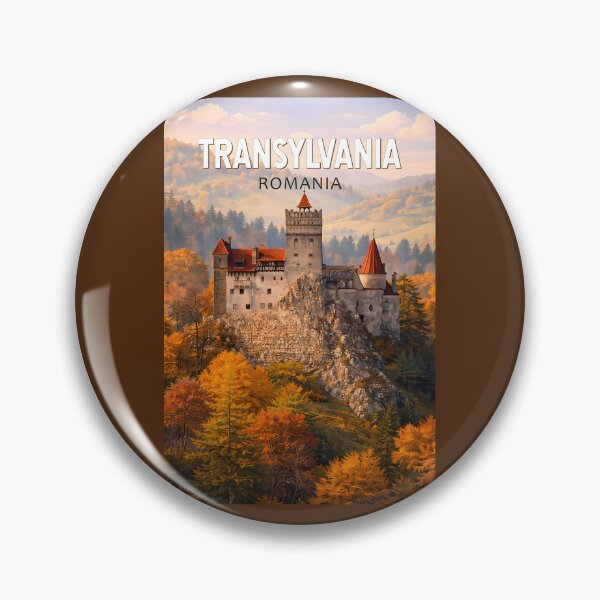 Item preview, Transylvania Romania Illustration Travel Art Vintage designed and sold by KrisSidDesigns.