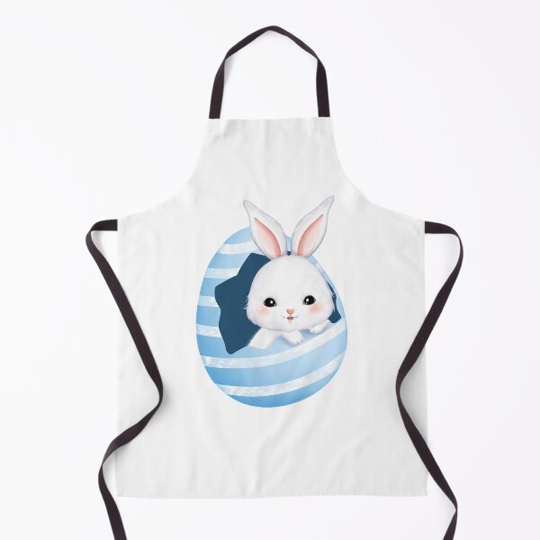 Item preview, White Rabbit with Colorful Spring Eggs - Adorable Easter Holiday Gift designed and sold by FuzionRaptor.