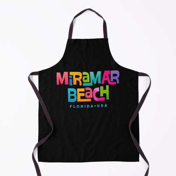 Item preview, Miramar Beach Florida Retro Typographic Design designed and sold by Futurebeachbum.