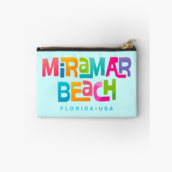 Item preview, Miramar Beach Florida Retro Typographic Design designed and sold by Futurebeachbum.