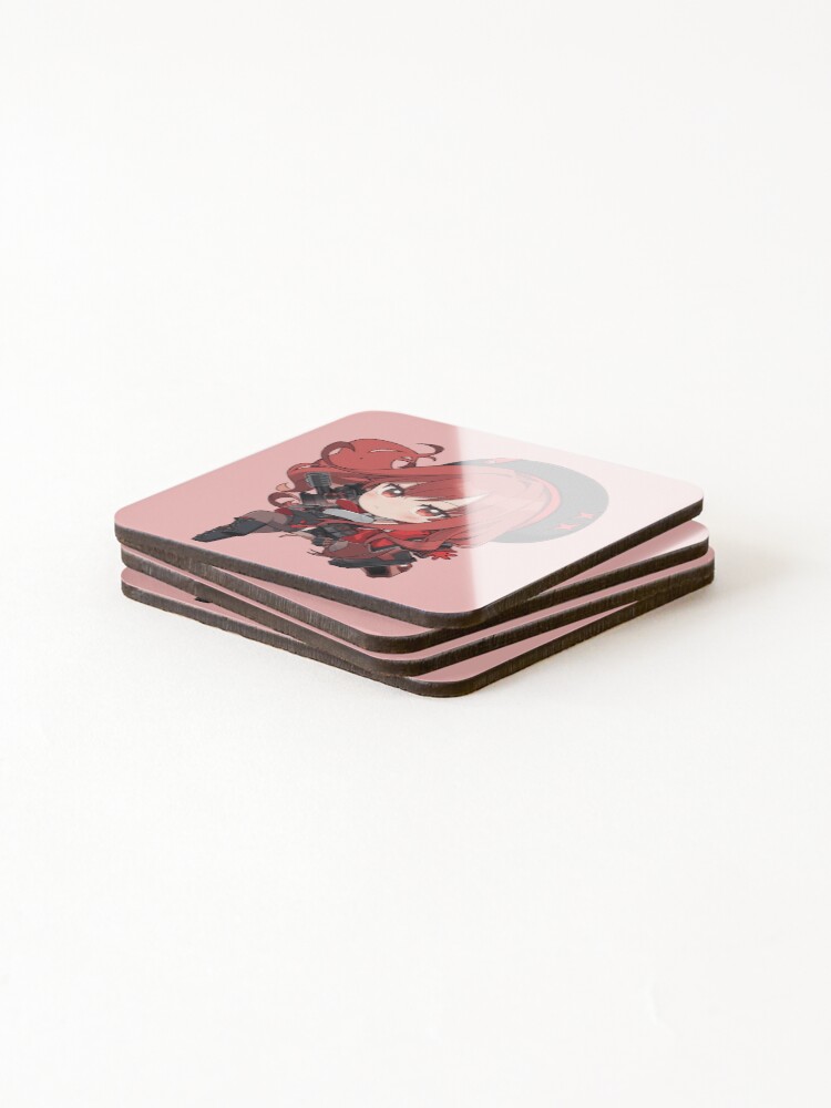 Thumbnail 4 of 5, Coasters (Set of 4), Chibi Rapi designed and sold by DeviantMerch.
