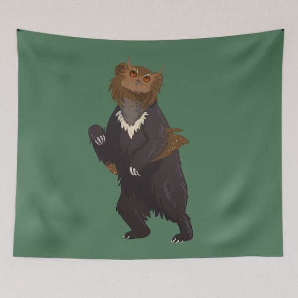 Item preview, Sloth Bear + Long Wiskered Owlet designed and sold by khalico.