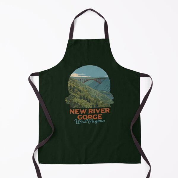Item preview, New River Gorge National Park West Virginia Retro Badge Art designed and sold by LinaValearte.