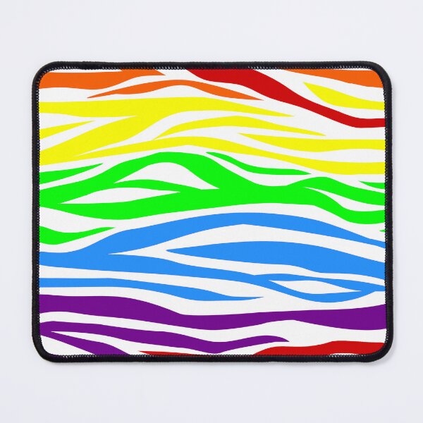 Item preview, Seamless Tiger Rainbow animal print designed and sold by Gossip Rag.