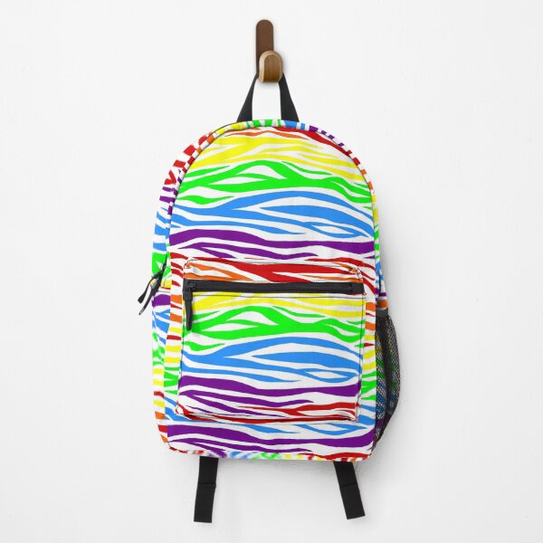 Item preview, Seamless Tiger Rainbow animal print designed and sold by Gossip Rag.