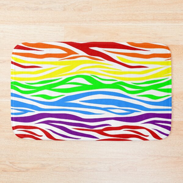 Item preview, Seamless Tiger Rainbow animal print designed and sold by Gossip Rag.