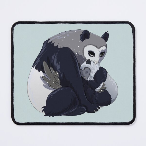 Item preview, Panda + Lesser Sooty Owl designed and sold by khalico.