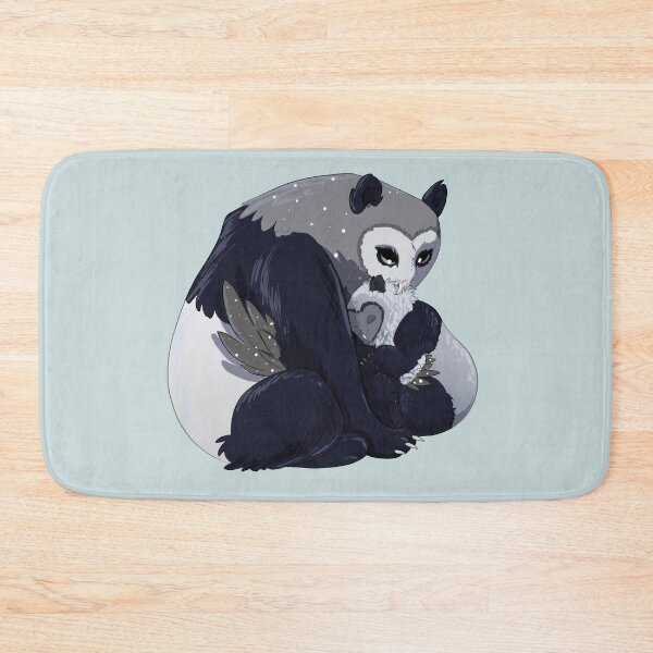 Item preview, Panda + Lesser Sooty Owl designed and sold by khalico.