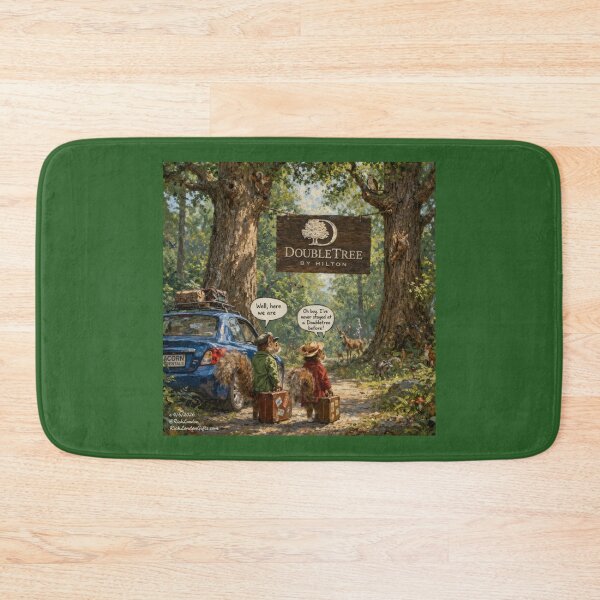 Item preview, Doubletree Road Trip Squirrels – Woodland Hotel Cartoon by Rick London designed and sold by Rick London Gifts.