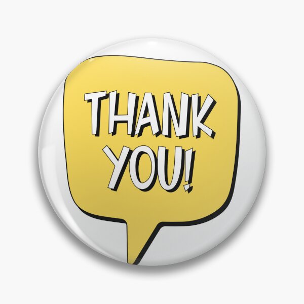 Item preview, Comic Style Thank You Speech Bubble Art designed and sold by PakoArtStudio.